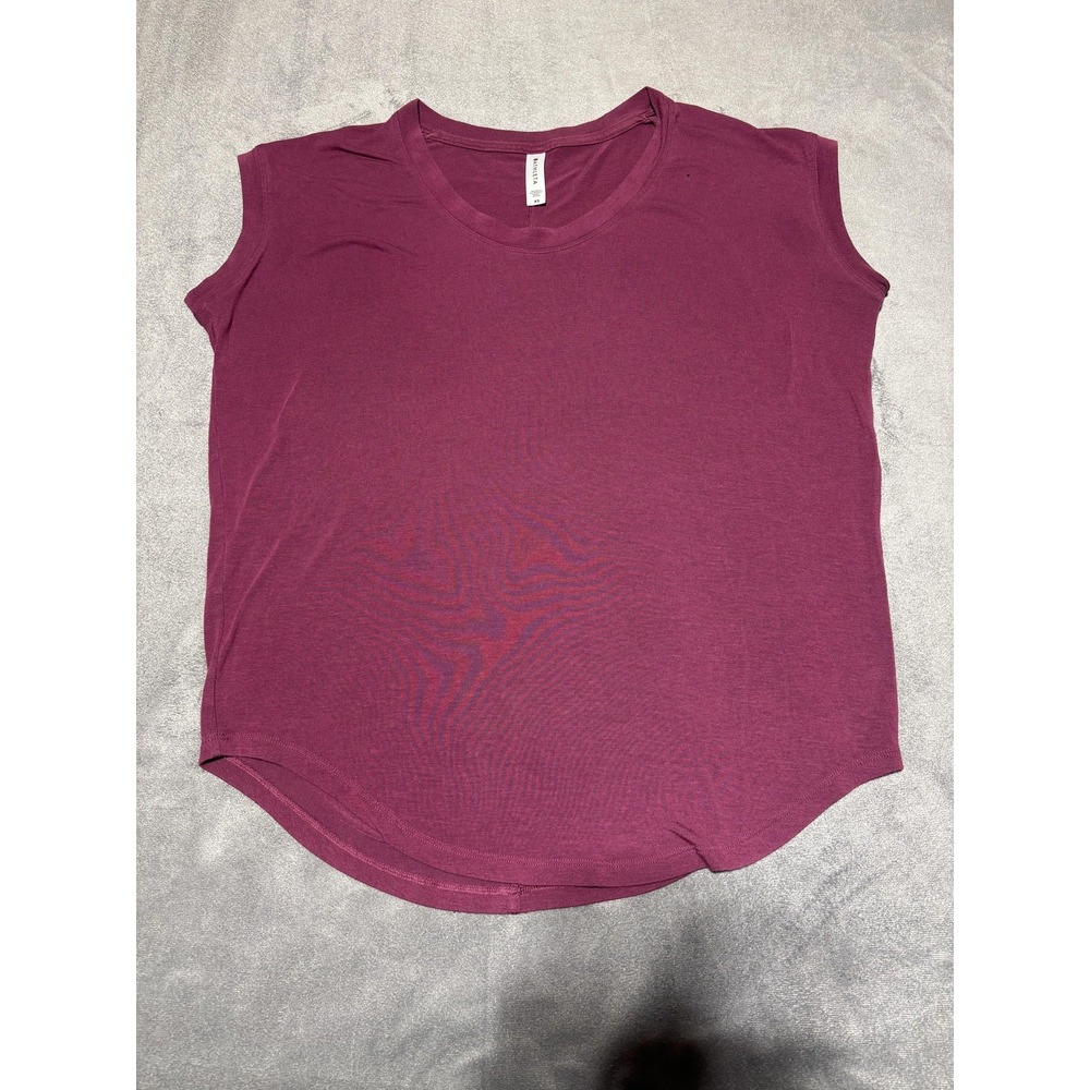 Athleta Women Size XS Maroon Cloudlight Stratus Tee Oversized Fit 444861 Wear